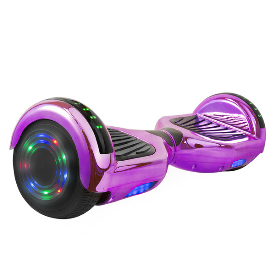 Hoverboard in Purple Chrome with Bluetooth Speakersdpt MEGA-Z1-PUR-BT-2